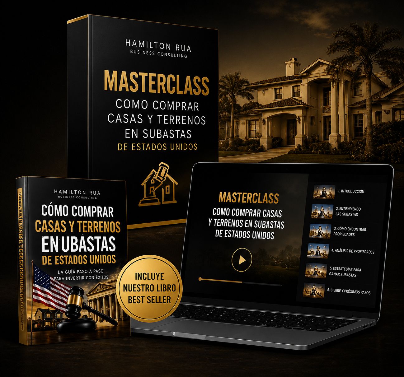 MasterClass Online: Cómo Comprar Casas y Terrenos en Subastas